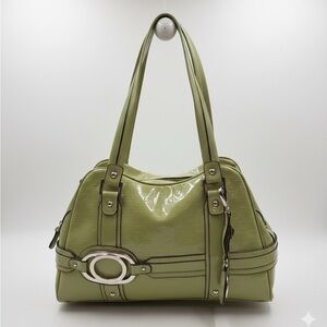 Vintage Olive Green Women's Handbag